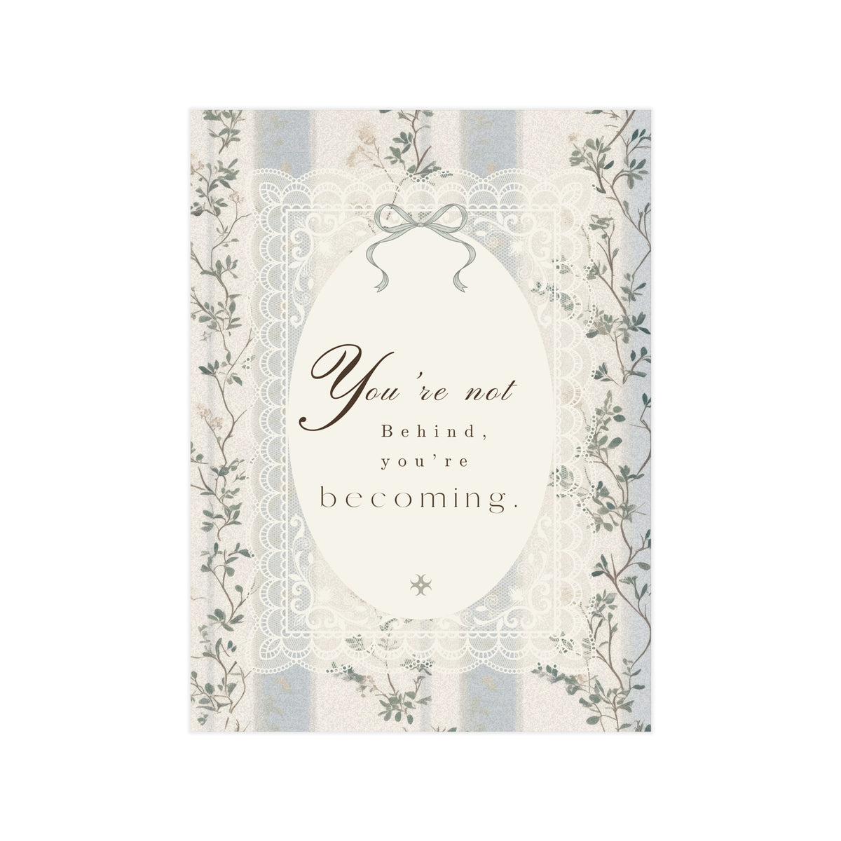 Becoming With Elegance Vintage Floral Wall Art