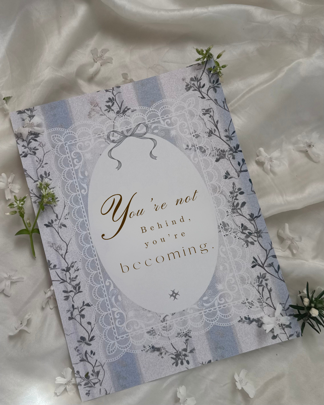 Becoming With Elegance Vintage Floral Wall Art