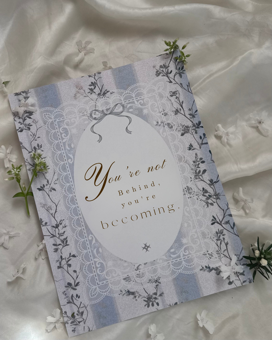 Becoming With Elegance Vintage Floral Wall Art
